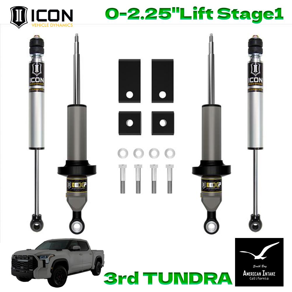 ICON VEHICLE DINAMICS 3rdタンドラ リフトキット｜0-2.25