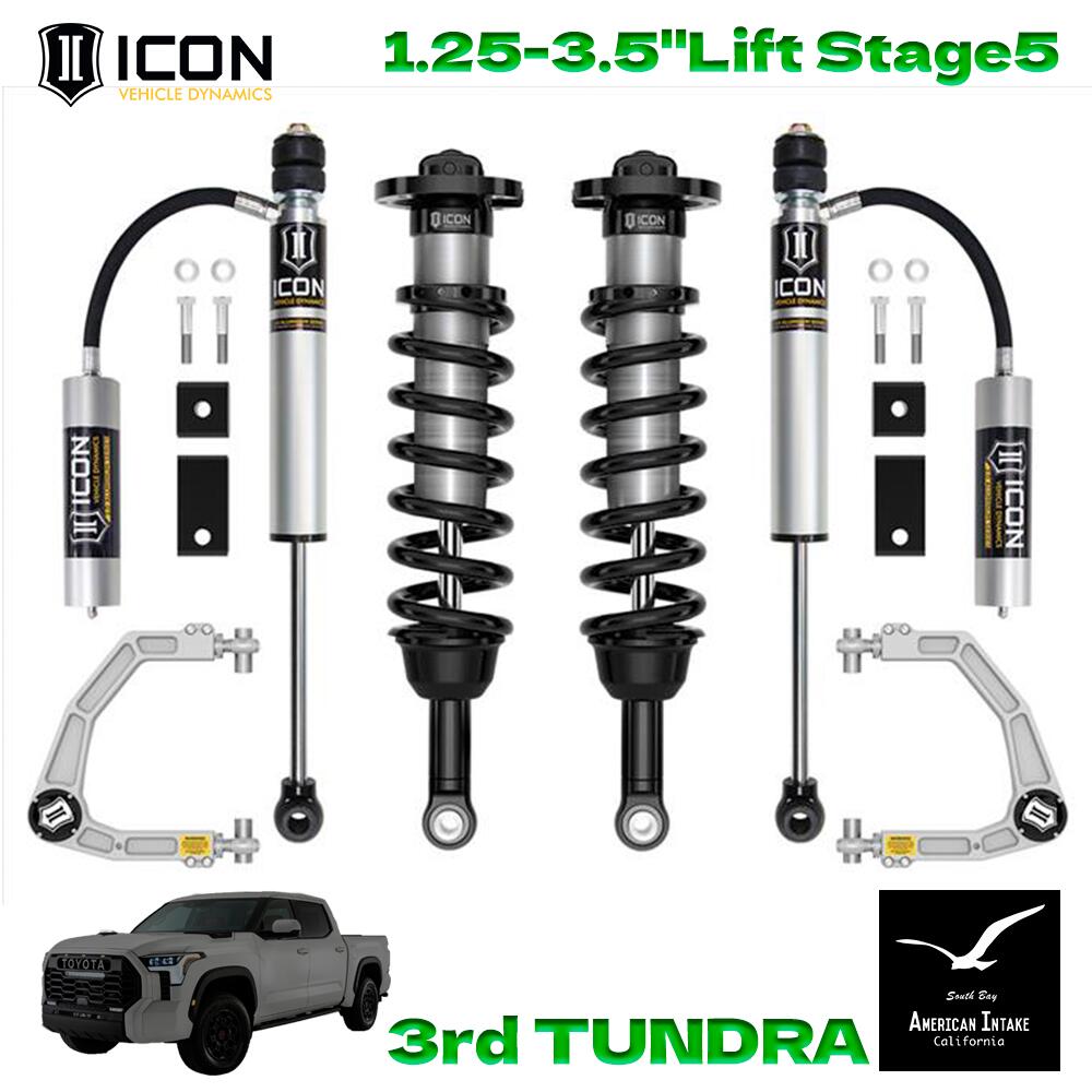 ICON VEHICLE DINAMICS 3rdタンドラ リフトキット｜1.25-3.5