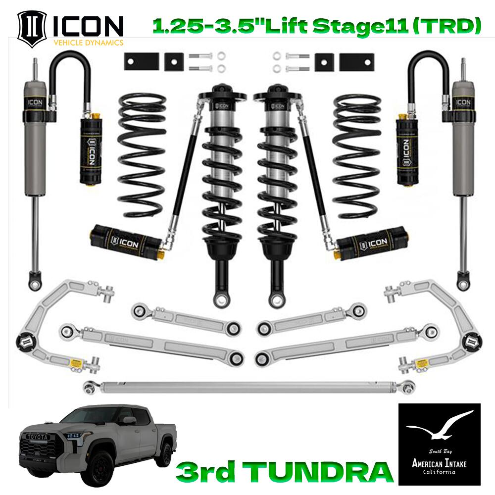 ICON VEHICLE DINAMICS 3rdタンドラ リフトキット｜1.25-3.5