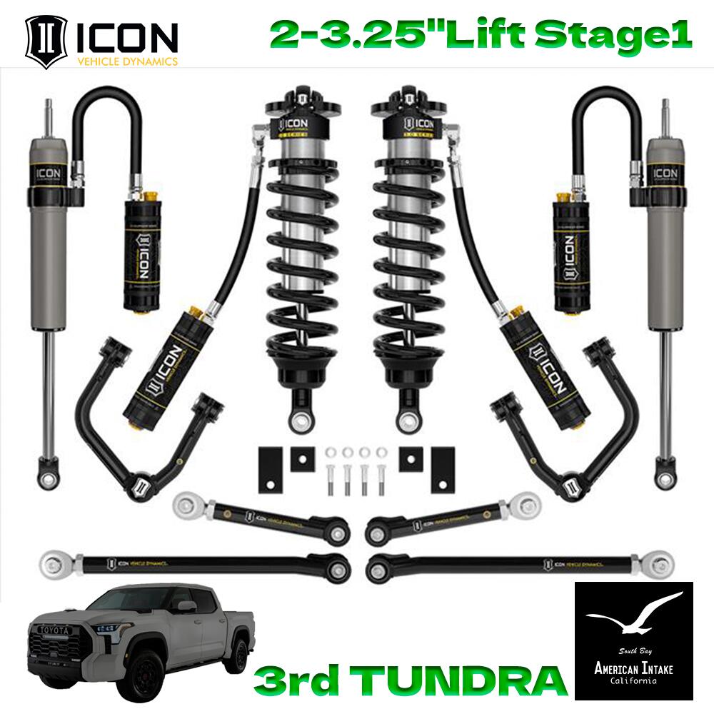 ICON VEHICLE DINAMICS 3rdタンドラ リフトキット｜2-3.25