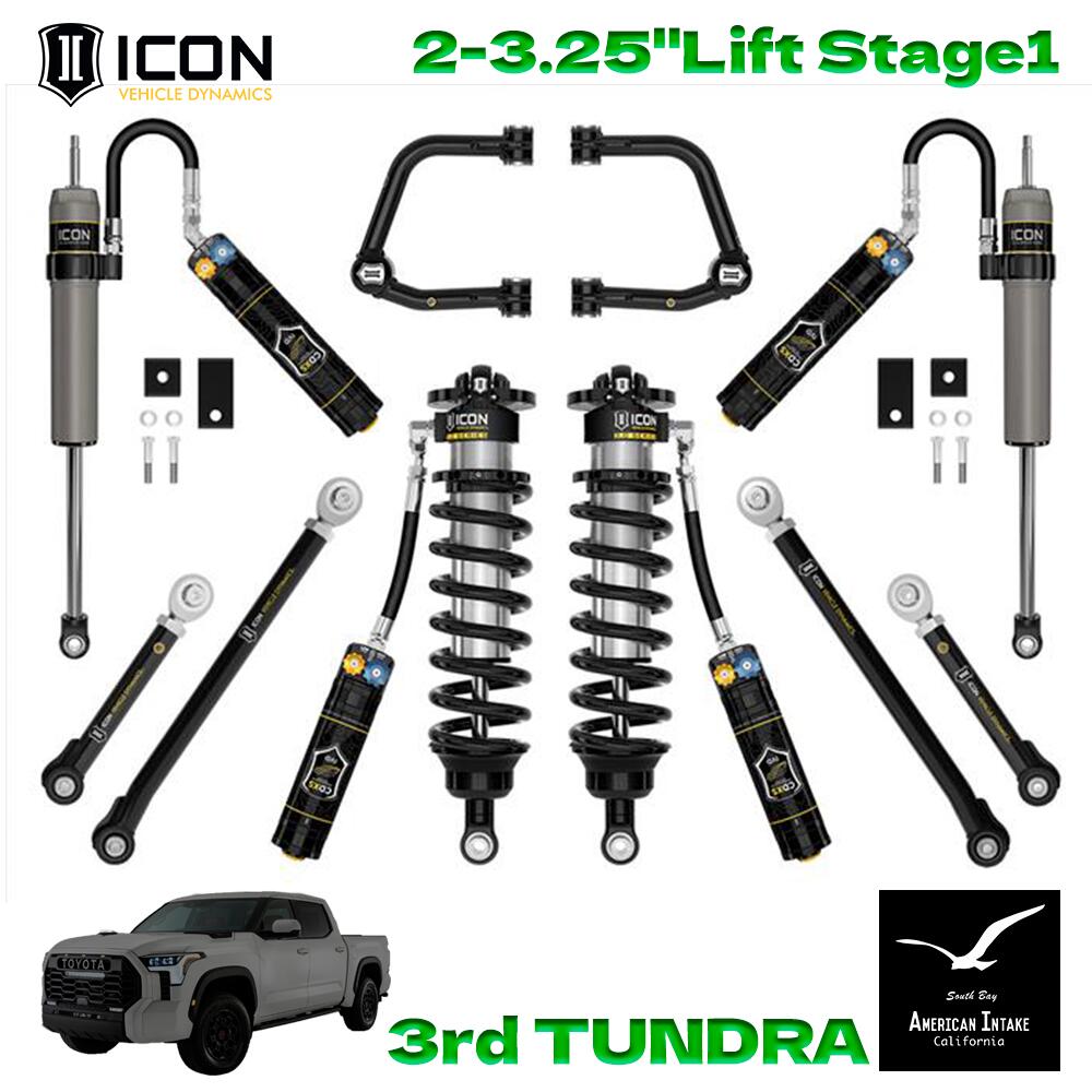 ICON VEHICLE DINAMICS 3rdタンドラ リフトキット｜2-3.25
