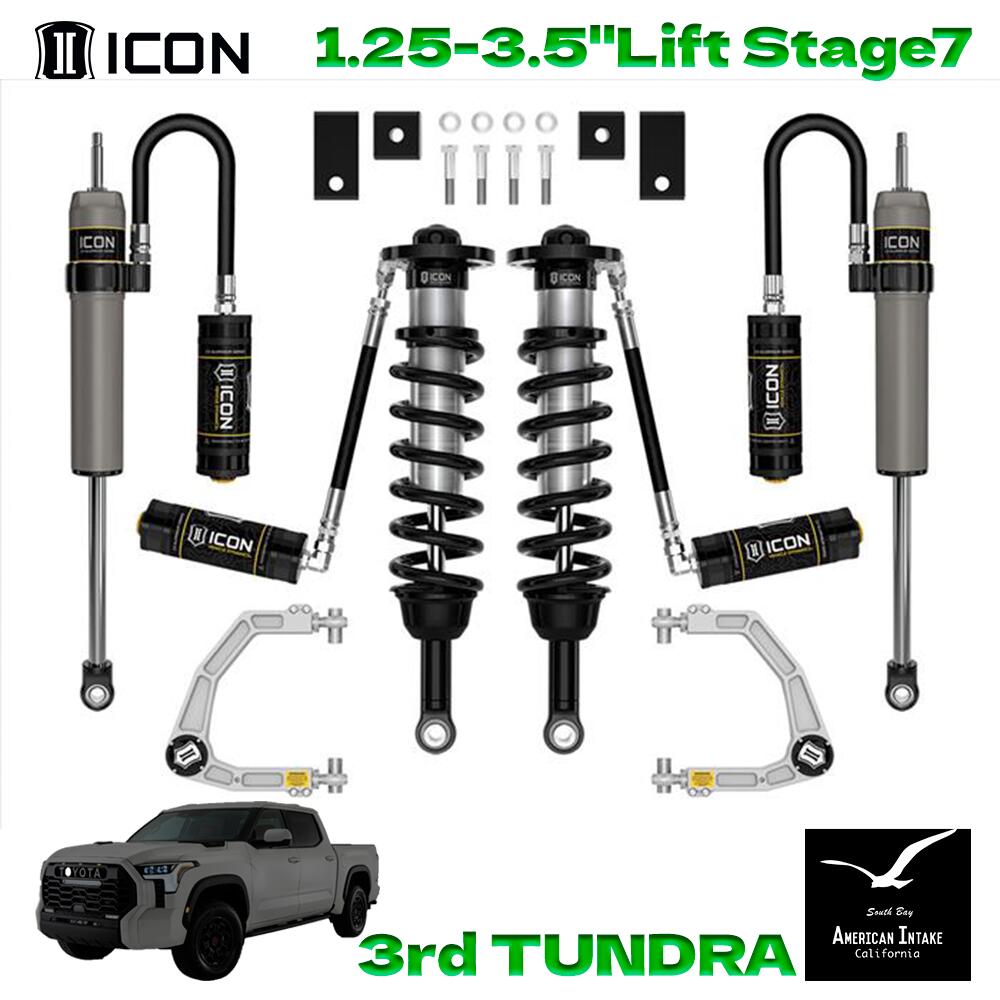 ICON VEHICLE DINAMICS 3rdタンドラ リフトキット｜1.25-3.5