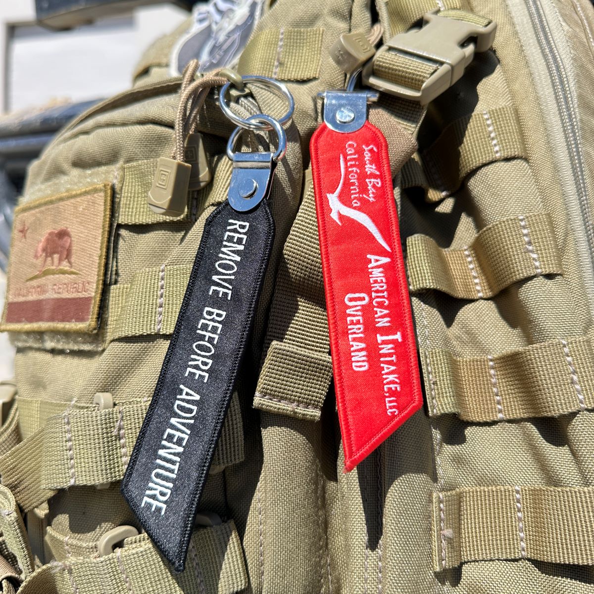 アメリカンインテイク オリジナル ストラップ Remove Before Adventure