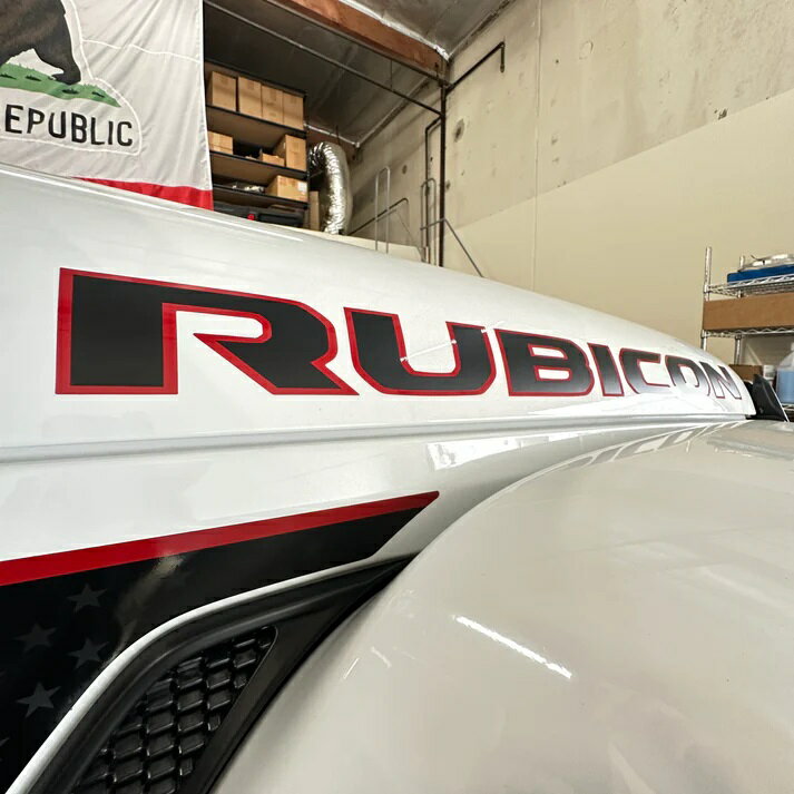MOPAR 純正 RUBICON ボンネットフード デカール JLラングラー