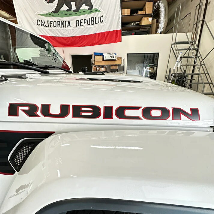 MOPAR 純正 RUBICON ボンネットフード デカール JLラングラー