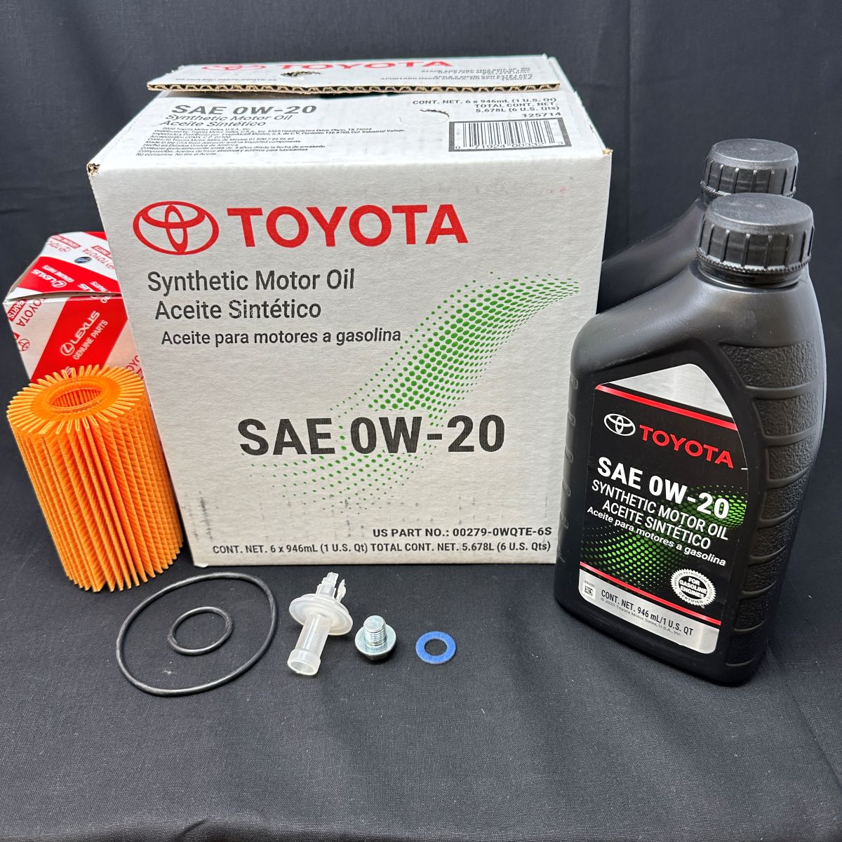 タンドラオイルフィルター5本セット！　セコイヤ・LX570等にも！ レクサス USトヨタ 純正品 TOYOTA エンジンオイルフィルター 1個