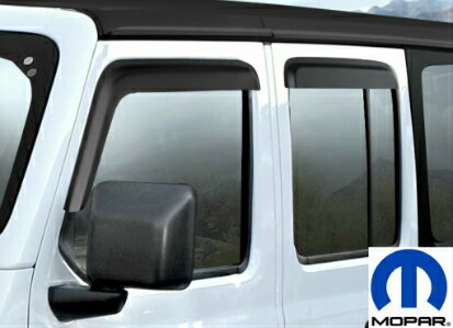 MOPAR　純正 ドアバイザー ジープ JEEP ウィンドディフレクター JL 新型ラングラー用 4枚セット
