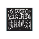 クリーチャー CREATURE5in x 4.5in SUPPORT STICKERデカール ステッカー シール スケートボード スケボー ストリート sk8 ...