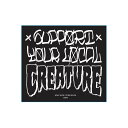 CREATURE N[`[5in x 4.5in SUPPORT STICKERfJ[ XebJ[ V[ XP[g{[h XP{[ Xg[g sk8 skateboard