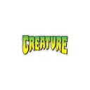 ■CREATURE SKATEBOARDS 商品詳細 ブランド：CREATURE(クリーチャー) モデル：2in x 1in LOGO STICKER 正規輸入品 サイズ 2inch x 1inch（約5cm×約2.5cm） *PCモニターにより若干色が違って見えることがあります。 *商品の仕様は予告なく変更になる場合があります。 【CREATURE】 ホラー映画をモチーフにした明確なブランドビジョンと、プールやコンクリートセクションを攻め立てるスタイルを確立し、揺るぎない存在感でシーンに君臨するヘッシュなブランドCREATURE。 1993年にブランドが始動したが、98年に忽然と姿を消し闇の中に。。 そして2004年長年の沈黙を破ってハードコアなスケートヴァンパイア達が集結し、突然の復活で墓場から蘇った。 ブラックとグリーンのブランドカラーを基準に、ホラーテイストの激しいグラフィックで特徴でヘッシュなスケーター達に支持されているブランドである。 CREATURE一覧はこちら