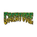 ■CREATURE SKATEBOARDS 商品詳細 ブランド：CREATURE(クリーチャー) モデル：6.25in x 2.83in CATACOMB STICKER 正規輸入品 サイズ 6.25inch x 2.83inch（約16cm×約7cm） *PCモニターにより若干色が違って見えることがあります。 *商品の仕様は予告なく変更になる場合があります。 【CREATURE】 ホラー映画をモチーフにした明確なブランドビジョンと、プールやコンクリートセクションを攻め立てるスタイルを確立し、揺るぎない存在感でシーンに君臨するヘッシュなブランドCREATURE。 1993年にブランドが始動したが、98年に忽然と姿を消し闇の中に。。 そして2004年長年の沈黙を破ってハードコアなスケートヴァンパイア達が集結し、突然の復活で墓場から蘇った。 ブラックとグリーンのブランドカラーを基準に、ホラーテイストの激しいグラフィックで特徴でヘッシュなスケーター達に支持されているブランドである。 CREATURE一覧はこちら