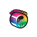 OJ WHEELS オージェイウィール3.25in x 3.37in HOT JUICE FADE STICKERステッカー デカール シール スケートボード スケボー sk8 skateboard