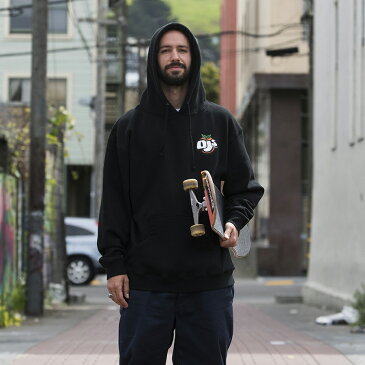 【OJ WHEELS オージェイウィール】OJ FRESH P/O HOODED SWEATSHIRT MENS BLACKプルオーバーパーカー ブラック パーカー フード スケートボード スケボー sk8 skateboard【19HD】