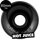 OJ WHEELS オージェイウィール60mm HOT JUICE 78A WHEELS BLACKソフトウィール(4個セット)クルーザー ブラック ホットジュース スケートボード スケボー sk8 skateboard タイヤ ローラー 車輪 静か 速い【2109】