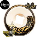 ■OJ WHEELS モデル：ELITE HARDLINE 99A TEAM WHEELS カラー：ホワイト サイズ：55mm 接地面：23mm 幅：35mm 硬さ：99A 正規輸入品 OJ ELITE SERIES Elite WAY TOO FAST! さらなるスピードとロングライフ追求した、新たなウレタンが登場。 スピードを追求するなら、このエリートシリーズと一緒に“f$ck”しよう。 HARDLINE ハードラインは、すべての路面に対応したシェイプで、円錐状のエッジによって安定したライディングが可能な広い接地面が特徴。 *PCモニターにより若干色が違って見えることがあります。 *仕様は予告なく変更される場合があります。 *大きめのウィールは、デッキとトラックの間にライザーパッドの装着をおすすめします。 【OJ WHEELS】 1976年に誕生した老舗ウィールブランド。 40年以上続く長い歴史は、高いウレタン技術とパンクしづらいスムーズなウィールが、プロライダーやロングボーダーなどを含むあらゆるスケートボーダーから支持されているからです。 OJ WHEELSのウレタンは速度が落ちず、しっかり地面を捕らえグリップしてくれます。 ソフトウィール界の定番「HOT JUICE」シリーズや、87Aの絶妙な柔らかさを持つソフトウィール「KEYFRAMES」シリーズ、最新のウレタンを使ったパーク/ストリートウィールの「INSANE-A-THANE」シリーズなど、幅広いラインナップでスケートボーダーをサポートし、常にウレタンの技術を向上させ、新たなウィールを作り続けています。 【OJ WHEELSライダーリスト】 Frecks,Donger,Squints,P-stone,Schmitty,Willy Akers,Josh Borden,Jimmy Cao,Cody Chapman,Dave Cole,Julian Davidson,Alex Davis,Vince Del valle,Jon Dickson,Danny Dicola,Pat Duffy,Josh Falk,Justin Figueroa,Greyson Fletcher,Ryan "gx" Garshell,Chris Gregson,Ryan Harris,Omar Hassan,Jon Holland,Jason Jessee,Nolan Johnson,Jake Johnson,Willis Kimbel,Tom Knox,Wes Kremer,Kyle Leeper,Jon Miner,Don Nguyen,Jose Rojo,Geoff Rowley,Shuriken Shannon,Daniel Shimizu,Justin Strubing,Jordan Taylor,Andrew Wilson,Aj Zavala OJ WHEELS 一覧はこちら