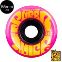 ■OJ WHEELS モデル：MINI SUPER JUICE 78A WHEELS PINK カラー：ピンク ・サイズ：55mm ・接地面：36mm ・幅：43mm ・硬さ：78A ・正規輸入品 OJのベストセラーウィール“OJ HOT JUICE”がついに進化を遂げました！ 工場直送のクオリティと、再設計された強化プラスチックコアでさらなる回転力と強さを実現 そして、ウィールの角部分を丸くすることで、耐チップ（削れ・欠け）性能を向上。 もちろん、すべての路面に対応しています。 *PCモニターにより若干色が違って見えることがあります。 *仕様は予告なく変更される場合があります。 *こちらの商品は返品・交換をお受付けできません。 *大きめのウィールは、デッキとトラックの間にライザーパッドの装着をおすすめします。 【OJ WHEELS】 1976年に誕生した老舗ウィールブランド。 40年以上続く長い歴史は、高いウレタン技術とパンクしづらいスムーズなウィールが、プロライダーやロングボーダーなどを含むあらゆるスケートボーダーから支持されているからです。 OJ WHEELSのウレタンは速度が落ちず、しっかり地面を捕らえグリップしてくれます。 ソフトウィール界の定番「HOT JUICE」シリーズや、87Aの絶妙な柔らかさを持つソフトウィール「KEYFRAMES」シリーズ、最新のウレタンを使ったパーク/ストリートウィールの「INSANE-A-THANE」シリーズなど、幅広いラインナップでスケートボーダーをサポートし、常にウレタンの技術を向上させ、新たなウィールを作り続けています。 【OJ WHEELSライダーリスト】 Frecks,Donger,Squints,P-stone,Schmitty,Willy Akers,Josh Borden,Jimmy Cao,Cody Chapman,Dave Cole,Julian Davidson,Alex Davis,Vince Del valle,Jon Dickson,Danny Dicola,Pat Duffy,Josh Falk,Justin Figueroa,Greyson Fletcher,Ryan "gx" Garshell,Chris Gregson,Ryan Harris,Omar Hassan,Jon Holland,Jason Jessee,Nolan Johnson,Jake Johnson,Willis Kimbel,Tom Knox,Wes Kremer,Kyle Leeper,Jon Miner,Don Nguyen,Jose Rojo,Geoff Rowley,Shuriken Shannon,Daniel Shimizu,Justin Strubing,Jordan Taylor,Andrew Wilson,Aj Zavala OJ WHEELS 一覧はこちら