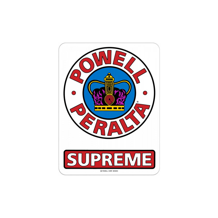 POWELL PERALTA パウエル・ペラルタ3.25in SUPREME OG STICKERステッカー デカール シュプリーム スケートボード スケボー sk8 skateboard