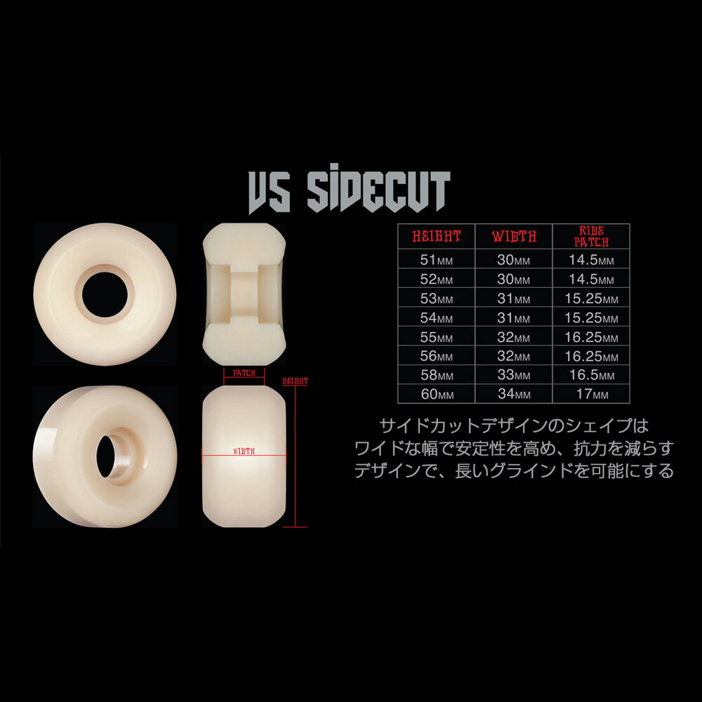 ボーンズ ウィール BONES WHEELS54mm STF V5 SIDECUT 103A WHEELSハードウィール(4...