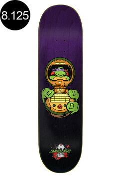 【SANTA CRUZ サンタクルーズ】8.125in x 31.7in TMNT DONATELLO TEAM DECKデッキ ドナテロ ミュータント・タートルズ アメコミ プレゼントスケボー ストリート sk8 skateboardデッキテーププレゼント!!【1811】