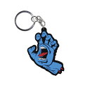 【SANTA CRUZ サンタクルーズ】SCREAMING HAND RUBBER KEYCHAIN BLACKキーチェーン ブラック キーホルダー スクリーミングハンド かわいい プレゼント グッズ スケートボード スケボー ストリート sk8 skateboard【19FW】