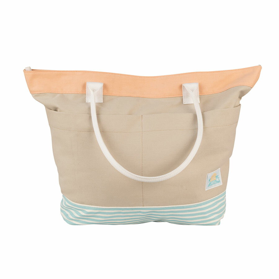 【SANTA CRUZ サンタクルーズ】A-FRAME TOTE KHAKI W/STRIPEトートバッグ カーキ/ストライプ カバン 通勤 通学 西海岸 クラッチバッグ スケートボード スケボー sk8 skateboard【18FW】