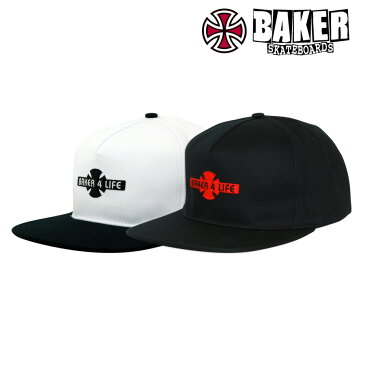 【INDEPENDENT インディペンデント】BAKER 4 LIFE STRAPBACK HAT MENSキャップ ストラップバック ハット 帽子 CAP ベイカー メンズ スケートボード スケボー sk8 skateboard【19FW】