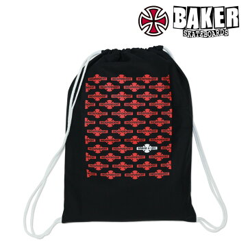 【INDEPENDENT インディペンデント】BAKER 4 LIFE CINCH SACKシンクサック ナップサック ジムバッグ リュック 鞄 かばん 通勤 通学 ベイカー メンズ レディース スケートボード スケボー sk8 skateboard【返品・キャンセル不可】