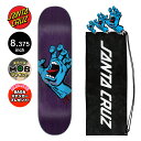 SANTA CRUZ T^N[YXP{[ fbL 8.375 SCREAMING HAND PURPLE TEAM DECKXN[~Onh XP[g{[h Xg[g sk8 skateboard y2104z