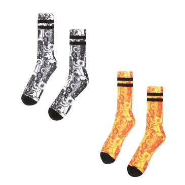 【SANTA CRUZ サンタクルーズ】KENDALL CATALOG SOCKS MENSソックス 1ペア 靴下 メンズ レディース ストリート スケーター ファッション スケートボード スケボー sk8 skateboard【20SS】