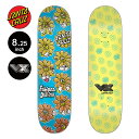 ■SANTA CRUZ SKATEBOARDS PRODUCT DETAILS ブランド：SANTA CRUZ（サンタクルズ） モデル：VX DELFINO WILDFLOWER DECK 正規輸入品 FEATURES SANTA CRUZ VX 7プライ(5メイプル+2ファイバーグラス) 100％北米メイプル SIZE コンケーブ：ミディアム 幅：8.25inch（約20.96cm） 長さ：31.60inch（約80.26cm） ノーズ：6.8inch テール：6.6inch ホイールベース：14inch VX サンタクルーズVXシリーズは、5層の北米メイプルに2層のファイバーグラスを使ったデッキ。 【Quad X Technology】と呼ばれ、通常のデッキに比べより強く、より軽く、そして長持ちするデッキを実現したサンタクルーズ NEW テクノロジー。 *デッキテープの貼り付けは、お客様ご自身もしくはお近くのスケート販売店にてお願い致します。 *デッキテープは付属しておりません。別途お買い上げいただきますようお願いします。 *Graphic MOB or Cut MOB同時購入で550円は対象外となります。 *PCモニターにより若干色が違って見えることがあります。 *商品の仕様は予告なく変更になる場合があります。 *こちらの商品は返品・交換をお受付けできません。 【SANTA CRUZ】 1973年カリフォルニアはサンタクルーズにて発足し深い歴史を誇るスケートカンパニーSANTACRUZ。 元々はサーフブランドとしてスタートしたブランドだが、後にサーフボードの余剰資材を用いて制作した頑強なデッキが支持を集めるようになる。 SCREAMING HANDで知られるアーティストのジム・フィリップスを起用し、数々の名作デッキをリリースするほか、クリスチャン・ホソイなどが在籍し、 パンクなアティチュードを誇ったチーム構成とブランドイメージ、画家的なプロダクト展開とスタイルあふれる映像作品の数々。 スケートボードに革命を起こしたブランドである。 SANTA CRUZ一覧はこちら メーカー希望小売価格はメーカーサイトに基づいて掲載しています