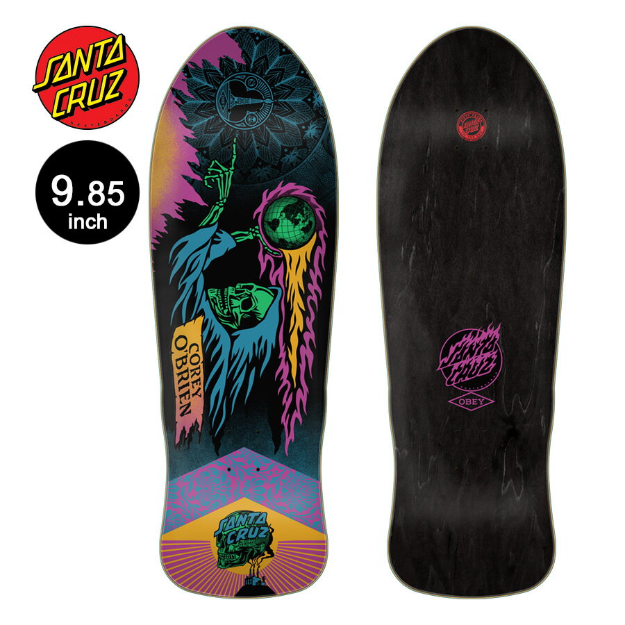 SANTA CRUZ サンタクルーズスケボー デッキ 9.85 OBRIEN REAPER SHEPARD FAIREY REISSUE DECK80' リイシュー オールドスクール 復刻 スケートボード 板