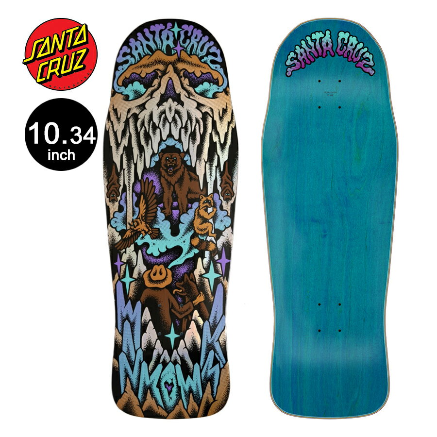 SANTA CRUZ サンタクルーズスケボー デッキ 10.34 WINKOWSKI CRYSTAL CAVE SHAPED DECKエリック・ウィンコウスキ モデル スケートボード ストリート sk8 skateboard 板【2302】