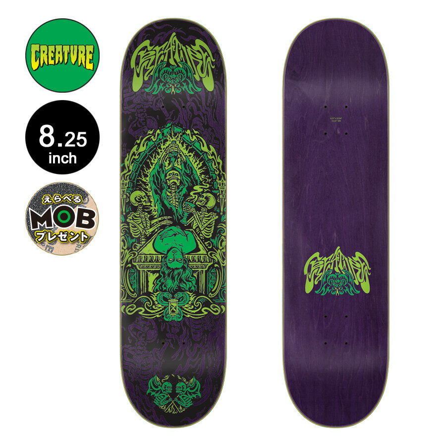 CREATURE N[`[XP{[ fbL 8.25 PSYCROFICE SM 7PLY BIRCH DECK XP[g{[h Xg[g sk8 skateboard  2302 