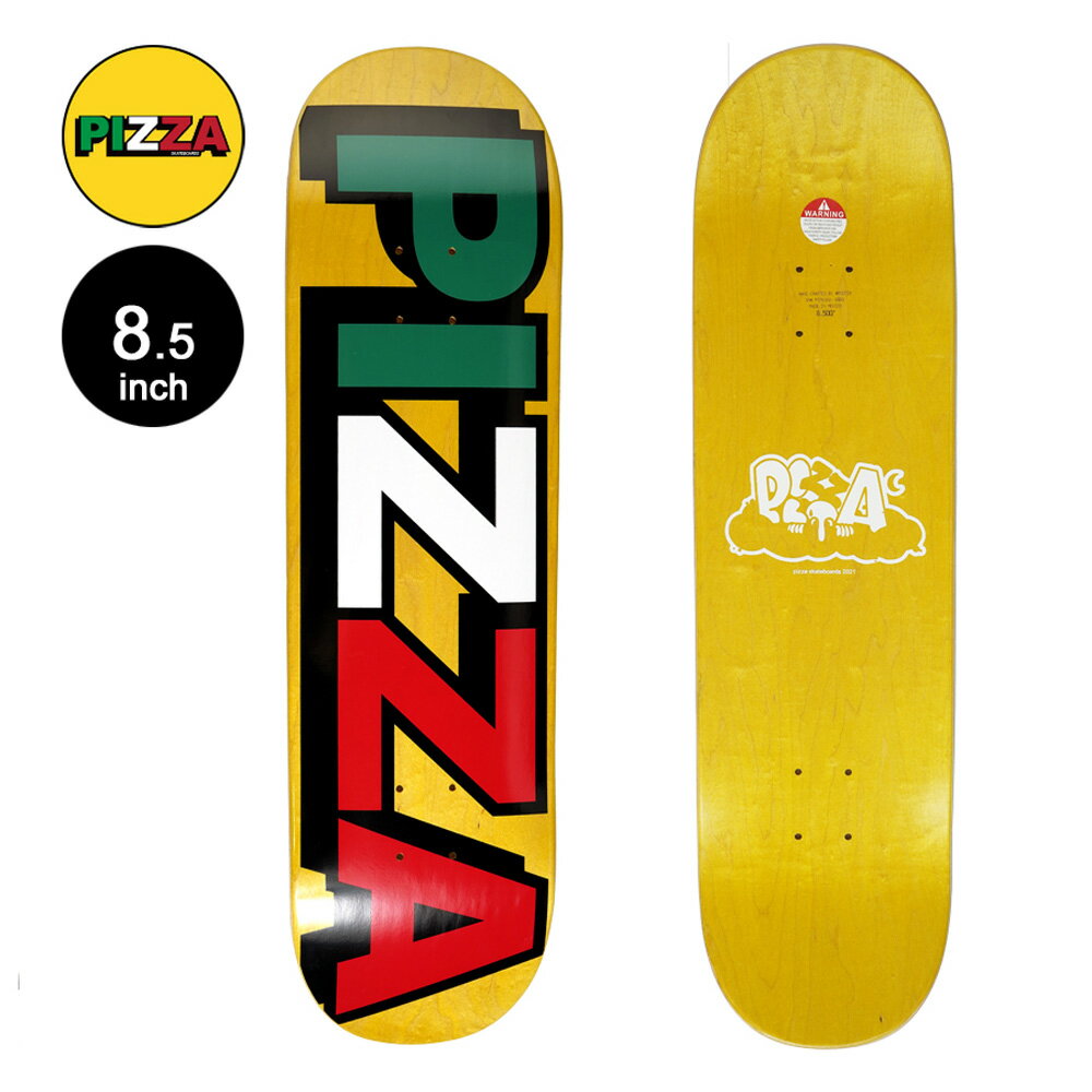 PIZZA ԥܡ ǥå 8.5 TRI LOGO DECKǥå ȥܡ ܡ ȥ꡼ sk8 skateboard ġ2212