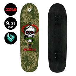 POWELL PERALTA パウエル・ペラルタスケボー デッキ 9.01 FLIGHT&#174; MCGILL SKULL AND SNAKE PRO DECK SHAPE 218マイク・マクギル フライト スケートボード ストリート sk8 skateboard 板【2302】