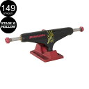 INDEPENDENT インディペンデント149 HOLLOW BREANA GREEING BLACK/RED TRUCKS（Stage11）ブリアナ・ギーリング トラック ブラック レッド スケートボード スケボー sk8 skateboard1個