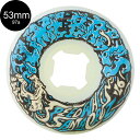 スライムボールズ SLIME BALLS53mm VOMIT MINI 97A WHEELS WHITE/BLUEハードウィール(4個セット) スケートボード ...