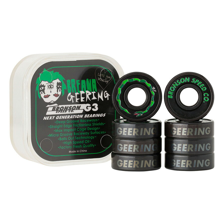 BRONSON ブロンソンBEARING G3 BREANA GEERINGベアリング ジースリー スケートボード スケボー sk8 skateboard【2212】