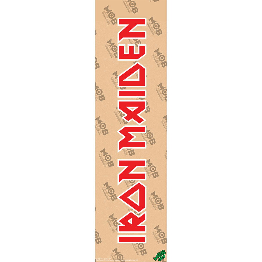 モブグリップ MOB GRIP9in x 33in IRON MAIDEN SHEETグリップテープ デッキテープ クリア スケートボード スケボー sk8 skateboard【2210】