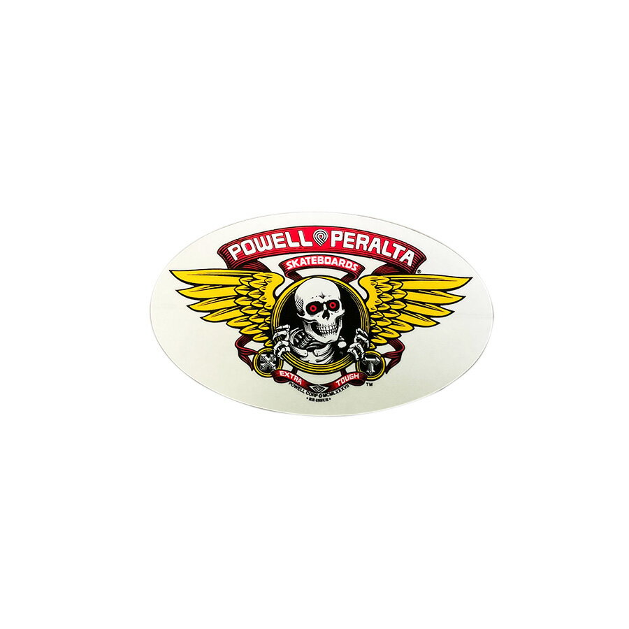 POWELL PERALTA ѥ롦ڥ륿6.5inch WINGED RIPPER DIE-CUT STICKER REDƥå ǥ åѡ ܡ ɥ  ȥܡ ܡ sk8 skateboard