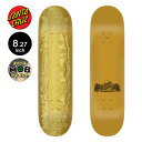 SANTA CRUZ サンタクルーズスケボー デッキ 8.27 GUZMAN DINE WITH ME GOLD PRO DECKエマニュエル・ガズマン モデル スケートボード ストリート sk8 skateboard 板【2305】