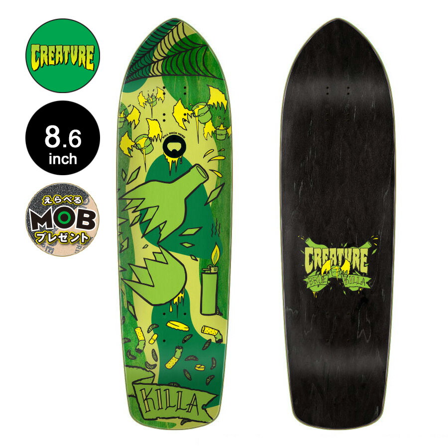 CREATURE クリーチャースケボー デッキ 8.6 BRUE KILLER 32OZ TEAM DECKクルーザー クルーズ スケートボード ストリート sk8 skateboard 板