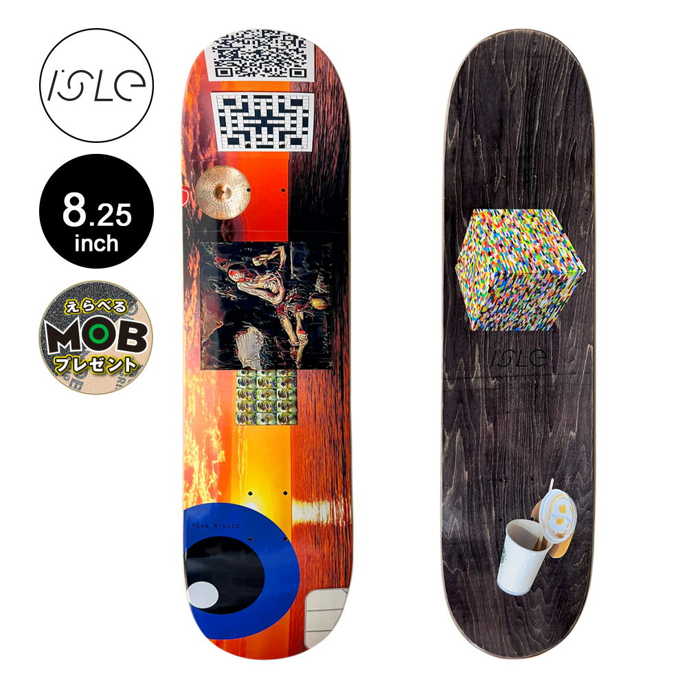 ISLE ACXP{[ fbL 8.25 MIKE ARNOLD ARTIST SERIES DAMIEN ROACH1 DECK}CNEA[mh _~AE[` XP[g{[h Xg[g sk8 skateboard y2307z