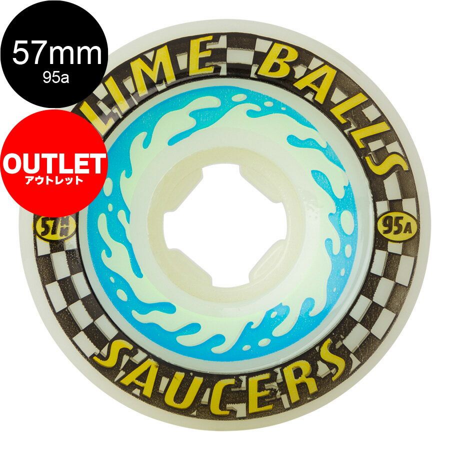 SLIME BALLS 饤ܡ륺57mm SAUCERS 95A WHEELSϡɥ(4ĥå)ȥܡ ܡ sk8 skateboard  顼  ȥå 饤 饤ɡ2112