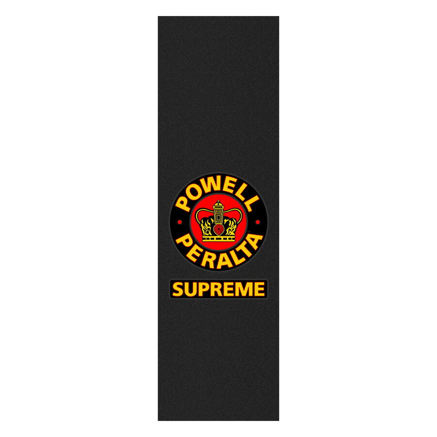 POWELL PERALTA パウエル ペラルタ9in x 33in SUPREME BLACK SHEETグリップテープ デッキテープ シュプリーム スケートボード スケボー sk8 skateboard【2206】