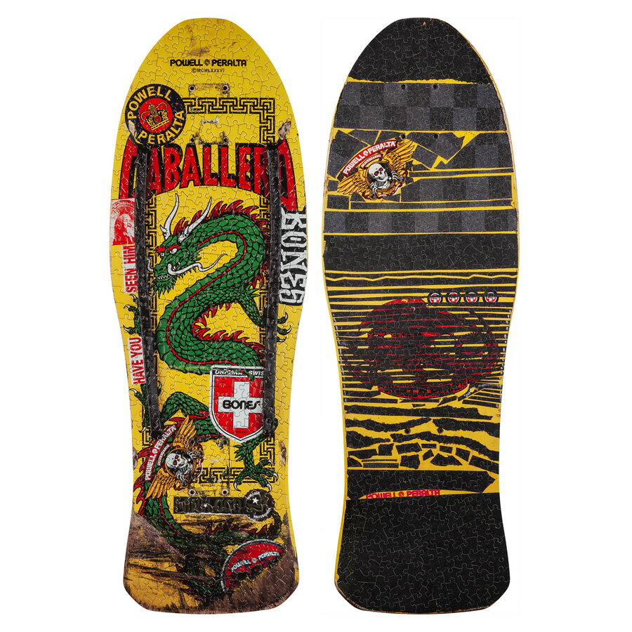 POWELL PERALTA pEGEy^PUZZLE CAB CHINESE DRAGON YELLOWpY XeB[uELo Lu `Cj[Y CeA hS 蕨 v[g Mtg XP[g{[h XP{[ sk8 skateboardy23SSz