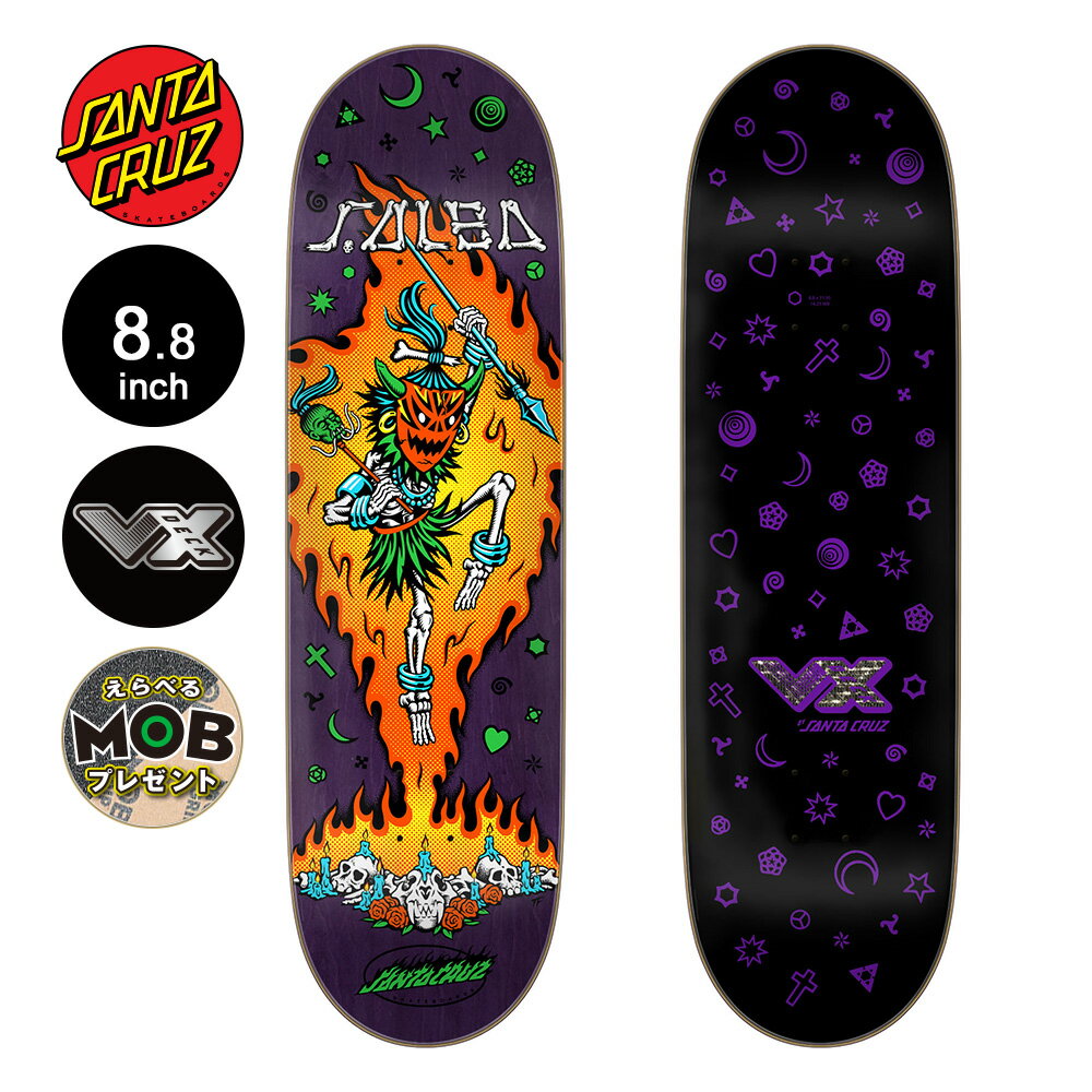 SANTA CRUZ サンタクルーズスケボー デッキ 8.8 SALBA RESURRECTION VX DECKスティーブ・アルバ サルバ プロモデル VX ブイエックス スケートボード ストリート sk8 skateboard 板【2401】