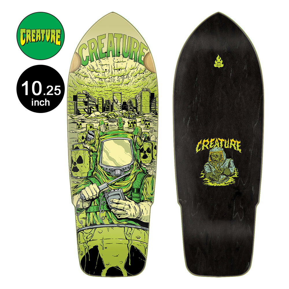 CREATURE クリーチャースケボー デッキ 10.25 DOOMSDAY TEAM DECKスケートボード ストリート sk8 skateboard 板