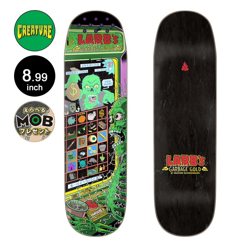 CREATURE クリーチャースケボー デッキ 8.99 HITZ LARB MACHINE PRO DECKサム・ヒッツ スケートボード ストリート sk8 skateboard 板