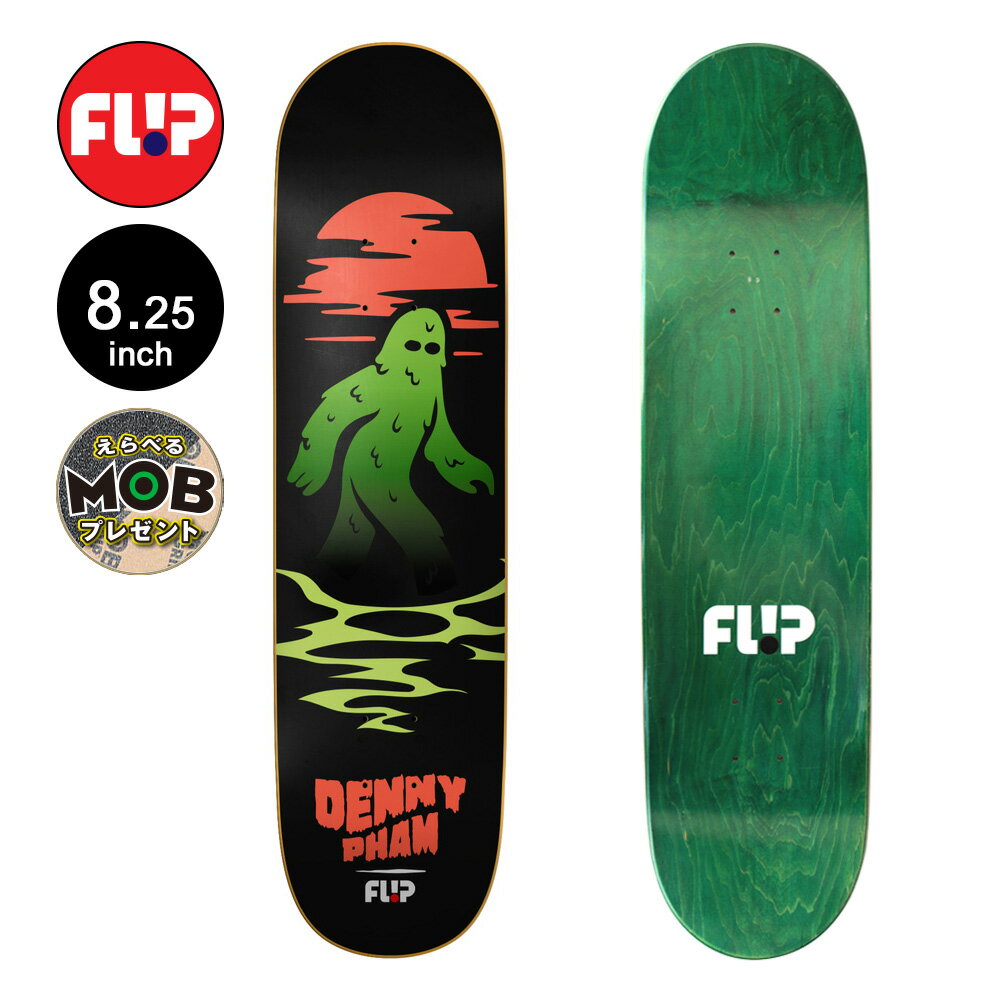 FLIP フリップスケボー デッキ 8.25 CREATURES PHAM PRO DECKデニー ファム スケートボード スケボー ストリート sk8 skateboard 板【2307】